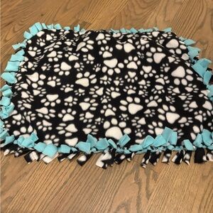 Small Paw Print Pet Blanket